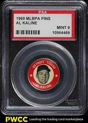 Al Kaline Baseball Cards 1969 MLBPA Pins Prices