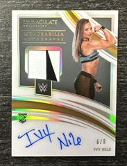 Ivy Nile [Memorabilia Autograph Acetate] #107 Wrestling Cards 2022 Panini Immaculate WWE Prices