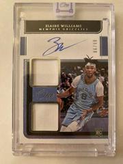Ziaire Williams #RA-ZWL Basketball Cards 2021 Panini One and One Rookie Autographs Prices