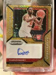 Charles Bassey [Gold Wave] #RS-CBA Basketball Cards 2021 Panini Prizm Rookie Signatures Prices