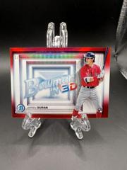 Jarren Duran [Red Refractor] #B3D-10 Baseball Cards 2022 Bowman in 3D Prices