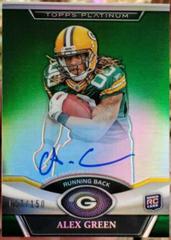 Alex Green [Autograph Blue Refractor] #21 Football Cards 2011 Topps Platinum Prices