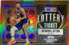 Deandre Ayton [Gold] #1 Basketball Cards 2018 Panini Contenders Optic Lottery Ticket Prices