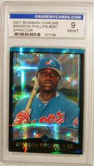 Brandon Phillips Baseball Cards 2001 Bowman Chrome Prices