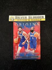 James Harden, Joel Embiid [Red] #6 Basketball Cards 2022 Panini Origins Roots Of Greatness Prices