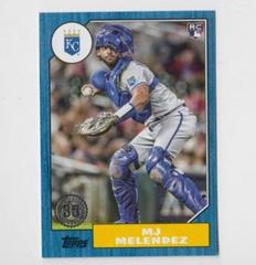 MJ Melendez [Blue] #87TBU-46 Baseball Cards 2022 Topps Update 1987 Prices