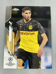 Achraf Hakimi #12 Soccer Cards 2019 Topps Chrome UEFA Champions League Prices
