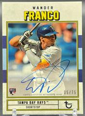 Wander Franco #AC-WF Baseball Cards 2022 Topps Brooklyn Collection Autographs Prices