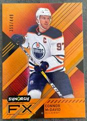 Connor McDavid [Orange] #FX-MC Hockey Cards 2021 Upper Deck Synergy FX Prices