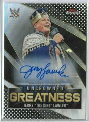 Jerry 'The King' Lawler [Autograph] #UG-7 Wrestling Cards 2021 Topps Finest WWE Uncrowned Greatness Prices