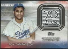 Roy Campanella Baseball Cards 2021 Topps 70th Anniversary Logo Patch Prices