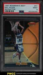 Ray Allen [Refractor] Basketball Cards 1997 Bowman's Best Prices