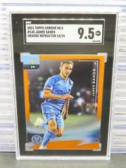 James Sands [Orange Refractor] Soccer Cards 2021 Topps Chrome MLS Prices