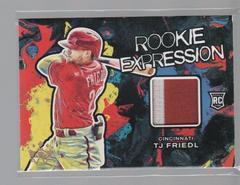 TJ Friedl [Gold] Baseball Cards 2022 Panini Diamond Kings Rookie Expression Prices