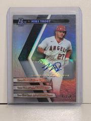 Mike Trout [Autograph] Baseball Cards 2022 Bowman Platinum Portfolios Prices