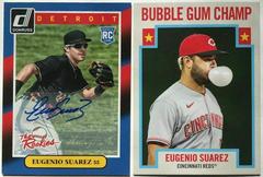 Eugenio Suarez [Autograph] Baseball Cards 2014 Donruss the Rookies Prices
