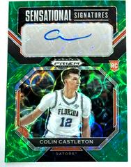 Colin Castleton [Green] #SS-CLC Basketball Cards 2023 Panini Prizm Draft Picks Sensational Signatures Prices