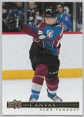 Alex Tanguay Hockey Cards 2020 SP Signature Edition Legends UD Canvas Prices