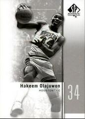 Hakeem Olajuwon Basketball Cards 2011 SP Authentic Prices