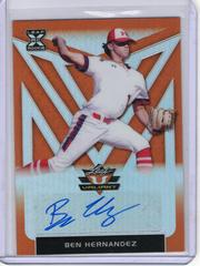 Ben Hernandez [Orange] Baseball Cards 2020 Leaf Valiant Autographs Prices