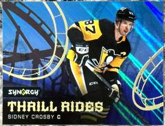 Sidney Crosby #TR-9 Hockey Cards 2022 Upper Deck Synergy Thrill Rides Prices