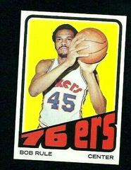 Bob Rule Basketball Cards 1972 Topps Prices