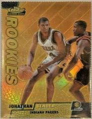 Jonathan Bender [Gold Refractor] Basketball Cards 1999 Finest Prices