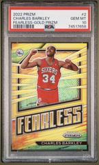 Charles Barkley [Gold] Basketball Cards 2022 Panini Prizm Fearless Prices