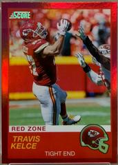 Travis Kelce [Red Zone] #2 Football Cards 2019 Panini Score Prices