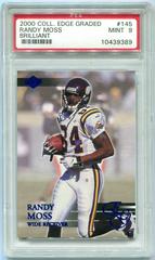 Randy Moss [Brilliant] #145 Football Cards 2000 Collector's Edge Graded Prices