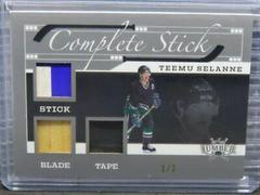 Teemu Selanne [Silver] Hockey Cards 2021 Leaf Lumber Complete Stick Prices