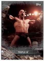 Triple H [Silver] #15 Wrestling Cards 2017 Topps WWE Road To Wrestlemania Prices