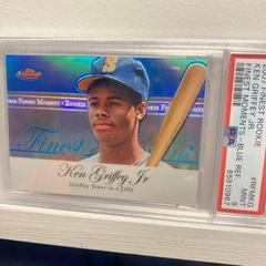 Ken Griffey Jr. [Blue Refractor] #RFMKG Baseball Cards 2007 Finest Rookie Moments Prices