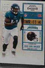 Mike Sims Walker #45 Football Cards 2010 Playoff Contenders Prices