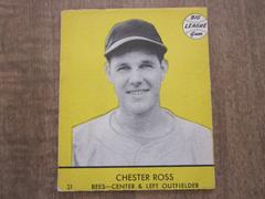 Chester Ross [Yellow Background] #31 Baseball Cards 1941 Goudey Prices