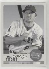 Mike Trout [Black & White] #AS-MT Baseball Cards 2019 Topps Archives Snapshots Prices