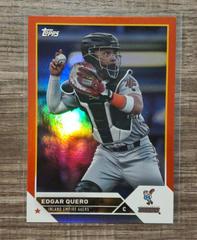 Edgar Quero [Red] Baseball Cards 2023 Topps Pro Debut Prices