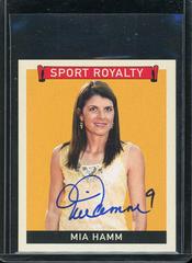 Mia Hamm [Autograph] Baseball Cards 2007 Upper Deck Goudey Sport Royalty Prices