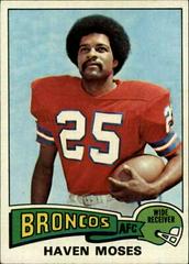 Haven Moses Football Cards 1975 Topps Prices