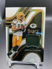 Aaron Rodgers [White Prizm] Football Cards 2020 Panini Select Swatches Prices