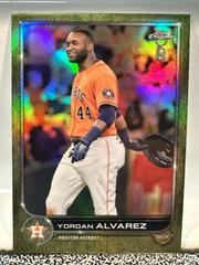 Yordan Alvarez [Ben Baller Chartreuse] Baseball Cards 2022 Topps Chrome Prices