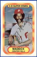 Garry Maddox Baseball Cards 1977 Kelloggs Prices