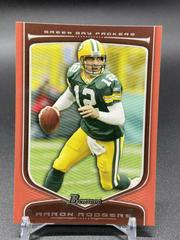 Aaron Rodgers [Orange] #6 Football Cards 2009 Bowman Draft Prices