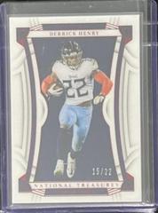 Derrick Henry [Jersey Number Red] #13 Football Cards 2022 Panini National Treasures Prices