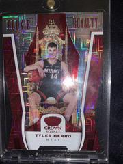 Tyler Herro [Red] Basketball Cards 2019 Panini Crown Royale Rookie Royalty Prices