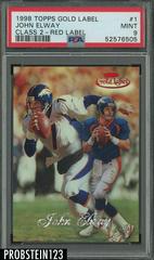 John Elway [Class 2 Red] #1 Football Cards 1998 Topps Gold Label Prices