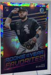 Jake Burger [Atomic] Baseball Cards 2022 Bowman Rookie of the Year Favorites Prices