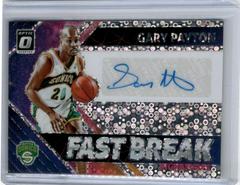 Gary Payton Basketball Cards 2018 Panini Donruss Optic Fast Break Signatures Prices