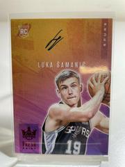 Luka Samanic [Ruby] #FP-LSA Basketball Cards 2019 Panini Court Kings Fresh Paint Autographs Prices