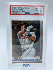 Austin Riley [Batting Memorial Day Camo] #US100 Baseball Cards 2019 Topps Update Prices